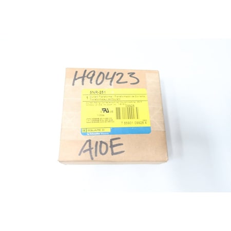 Square D 250:5 600V-AC CURRENT TRANSFORMER 5NR-251